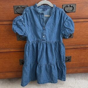Blue Denim Kids Dress by Gap Kids - size S (6-7)